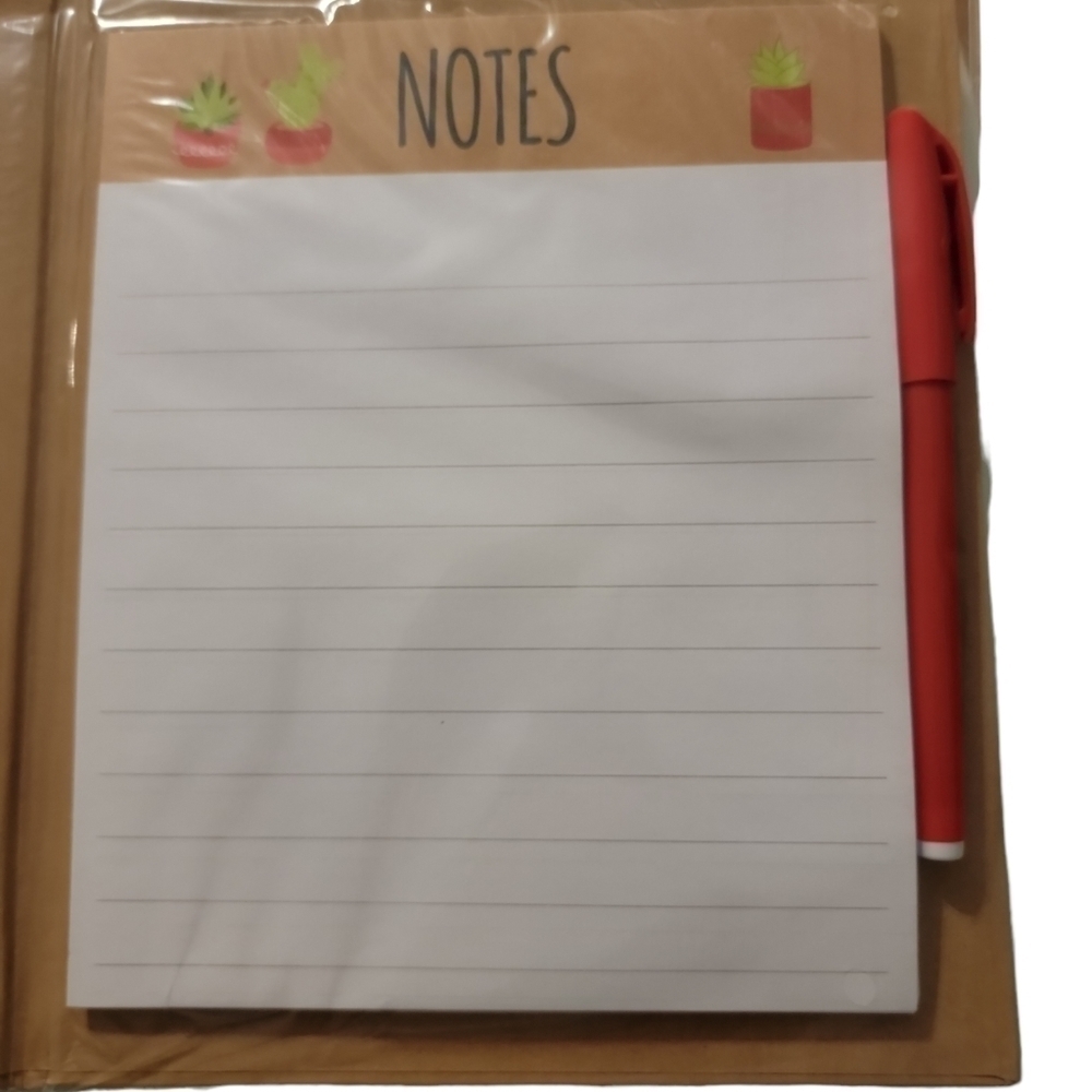 Clipboard set with note pad Bloom where you are planted. Plant graphic New! - Picture 7 of 7